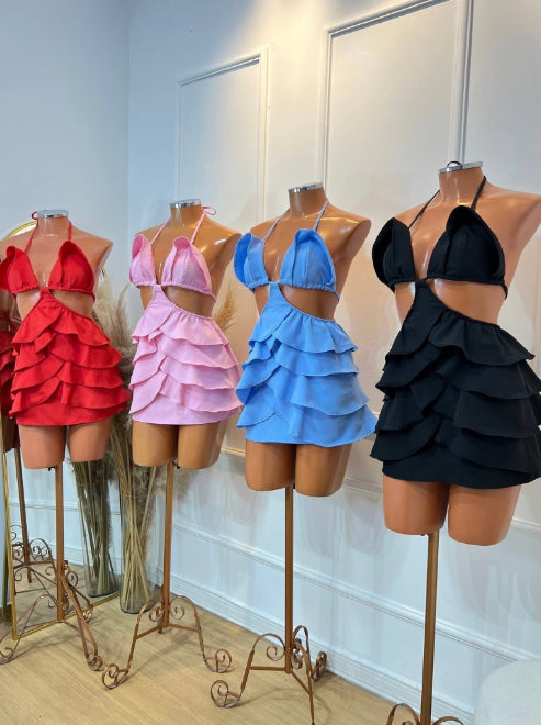 Vestido Babado Laura